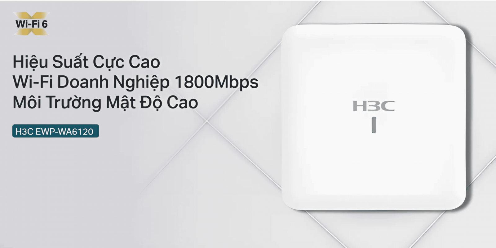 WiFi 6 Gắn Trần H3C EWP-WA6120