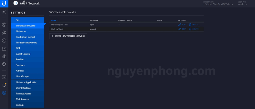 Cấu hình WiFi Marketing trên UniFi Controller
