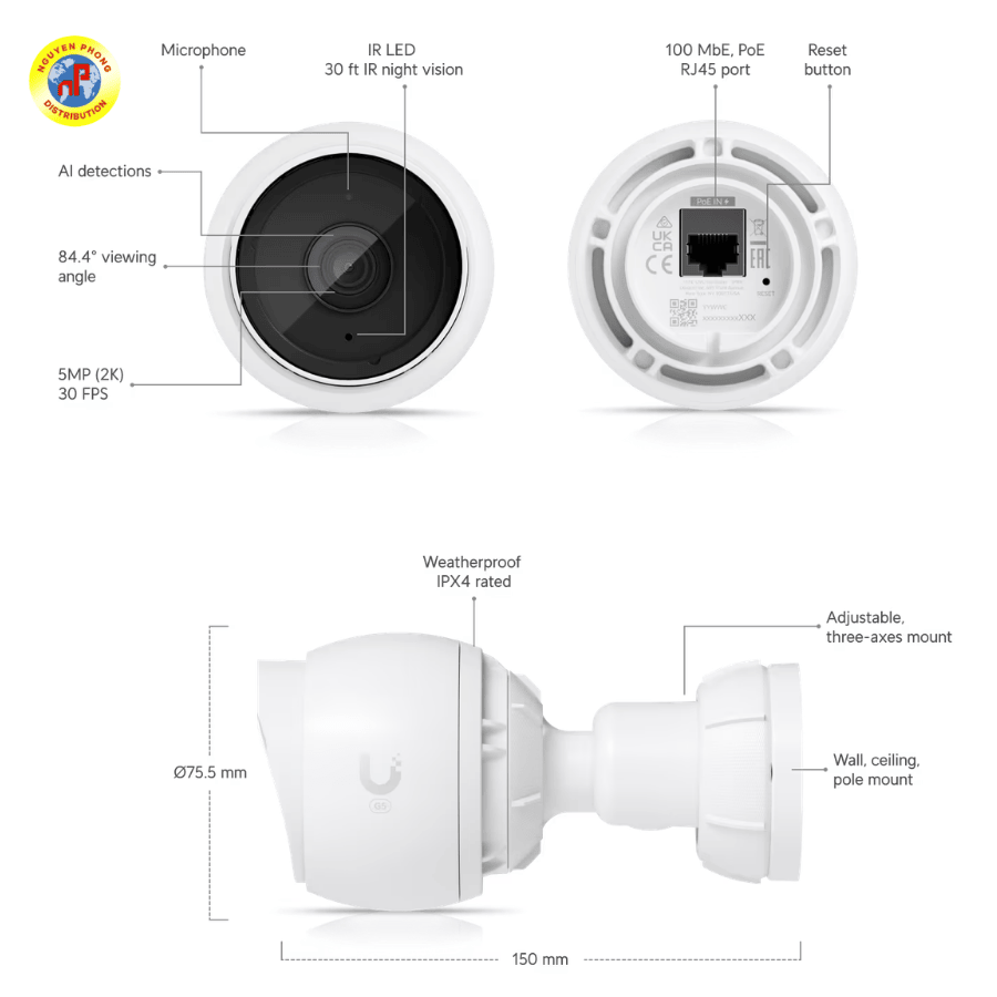 Camera UniFi G5 Bullet 