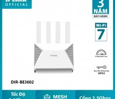 Bộ phát Wifi 7 D-Link DIR-BE3602