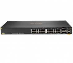 Aruba 6300F 24 Ports 1GbE PoE+ and 4 Port SFP56 Switch (JL666A)