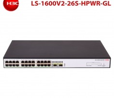 Switch PoE H3C LS-1600V2-26S-HPWR-GL