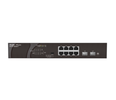 8-Port GE PoE + 2-Port GE SFP Unmanaged Switch RUIJIE RG-ES110GDS-P