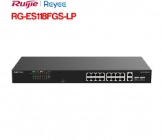 Switch 16 cổng PoE RUIJIE RG-ES118FGS-LP