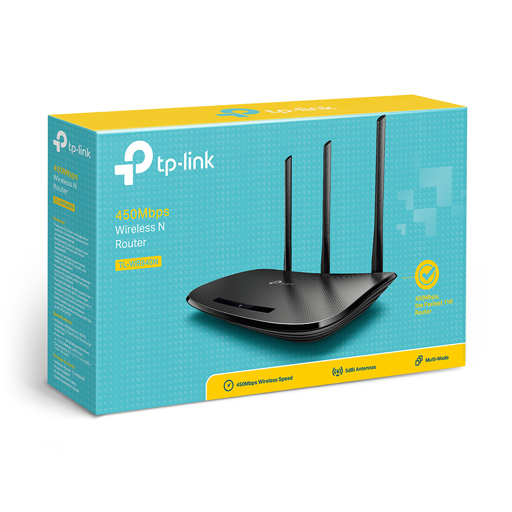Bộ định tuyến không dây TP Link WR940N wifi 450Mbps